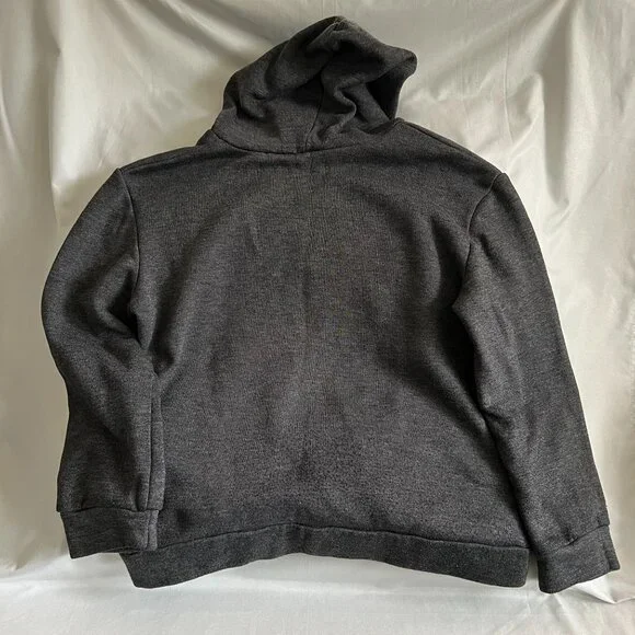 Harry Potter Hufflepuff Hogwarts Alumni Hoodie Girls Size 18/20 Gray Polyester - Picture 2 of 3